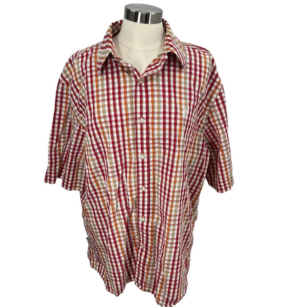 ROCA WEAR Short Sleeve Button Up Shirt 2XL